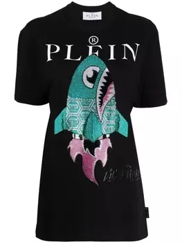 Philipp Plein футболка Lil Shark, черный
