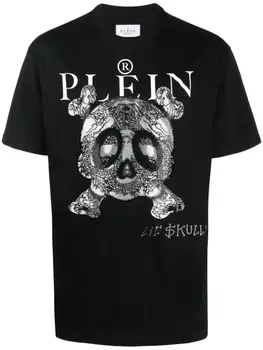 Philipp Plein футболка Monsters с логотипом, черный