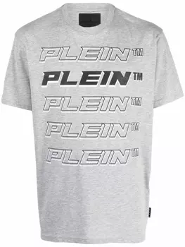 Philipp Plein футболка Plein с логотипом, серый