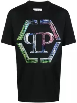 Philipp Plein футболка PP Glass, черный