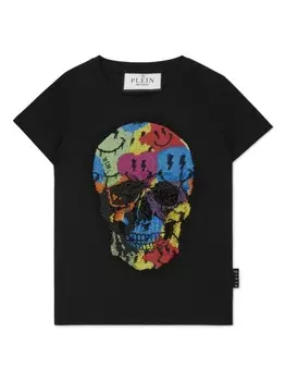 Philipp Plein футболка Pure Smile с кристаллами, черный