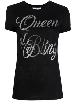 Philipp Plein футболка Queen Of Bling, черный