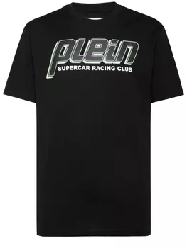 Philipp Plein футболка Racing Club, черный