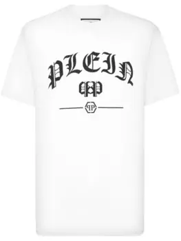 Philipp Plein футболка с графическим принтом, белый