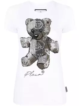 Philipp Plein футболка с графичным принтом, белый
