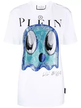 Philipp Plein футболка с графичным принтом, белый