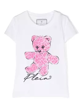 Philipp Plein футболка с графичным принтом, белый