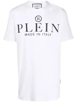 Philipp Plein футболка с графичным принтом, белый
