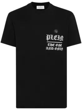 Philipp Plein футболка с графичным принтом, черный