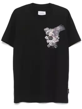 Philipp Plein футболка с графичным принтом, черный