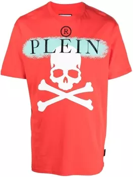 Philipp Plein футболка с короткими рукавами, красный
