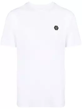 Philipp Plein футболка с логотипом, белый