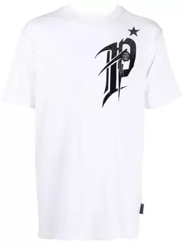 Philipp Plein футболка с логотипом, белый