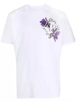 Philipp Plein футболка с логотипом, белый
