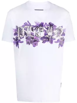 Philipp Plein футболка с логотипом, белый