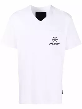Philipp Plein футболка с логотипом, белый