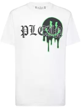 Philipp Plein футболка с логотипом, белый