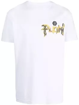 Philipp Plein футболка с логотипом, белый