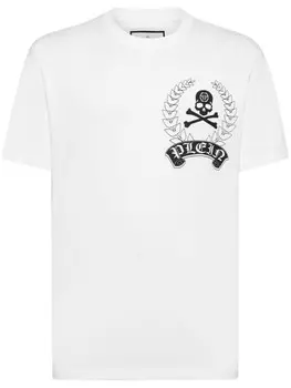 Philipp Plein футболка с логотипом, белый