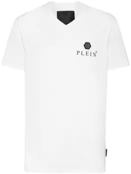 Philipp Plein футболка с логотипом, белый