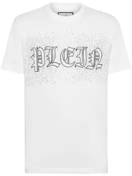 Philipp Plein футболка с логотипом, белый