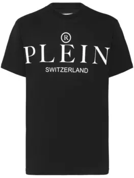 Philipp Plein футболка с логотипом, черный