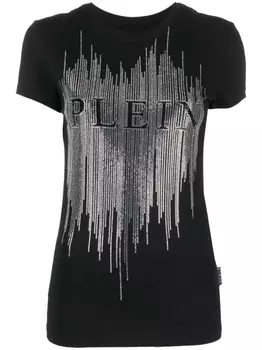 Philipp Plein футболка с логотипом, черный