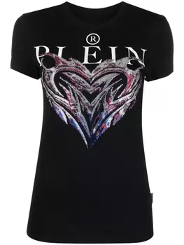 Philipp Plein футболка с логотипом, черный