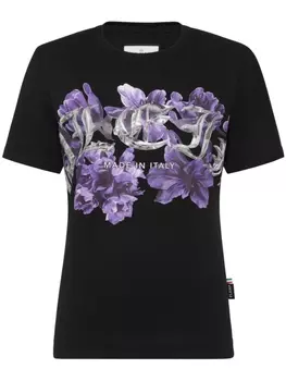 Philipp Plein футболка с логотипом, черный
