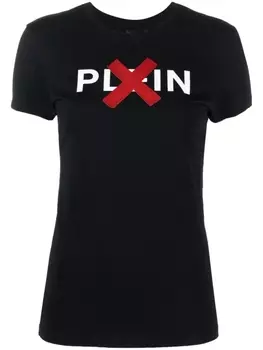 Philipp Plein футболка с логотипом, черный