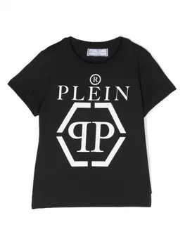 Philipp Plein футболка с логотипом, черный