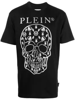 Philipp Plein футболка с логотипом, черный