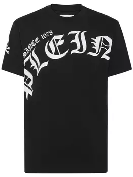 Philipp Plein футболка с логотипом, черный