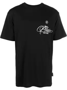 Philipp Plein футболка с логотипом, черный