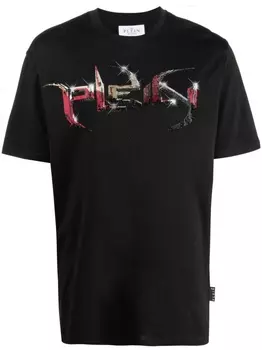 Philipp Plein футболка с логотипом, черный