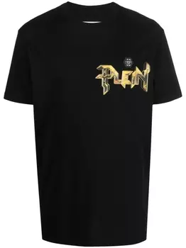 Philipp Plein футболка с логотипом, черный