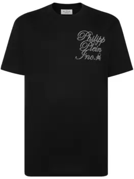 Philipp Plein футболка с логотипом, черный