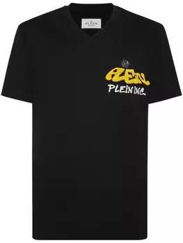 Philipp Plein футболка с логотипом, черный