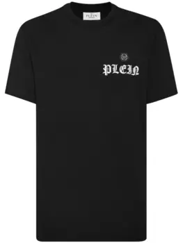 Philipp Plein футболка с логотипом, черный