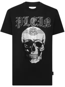 Philipp Plein футболка с логотипом, черный