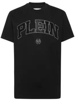 Philipp Plein футболка с логотипом, черный