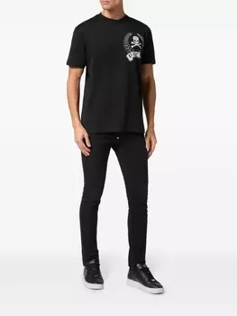 Philipp Plein футболка с логотипом, черный