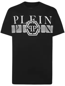 Philipp Plein футболка с логотипом, черный