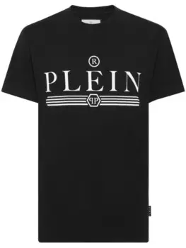 Philipp Plein футболка с логотипом, черный