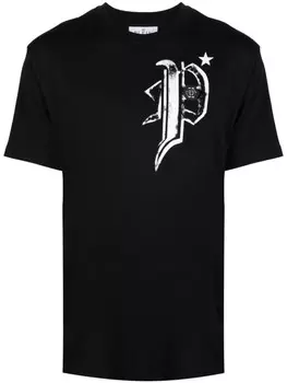 Philipp Plein футболка с логотипом, черный
