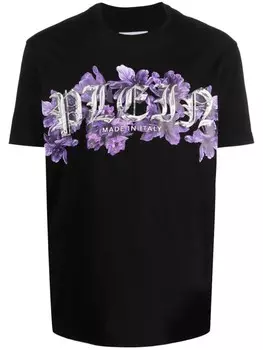Philipp Plein футболка с логотипом, черный