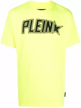 Philipp Plein футболка с логотипом, желтый