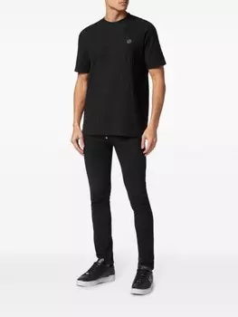 Philipp Plein футболка с монограммой, черный