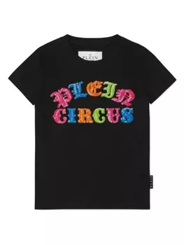 Philipp Plein футболка с пайетками, черный
