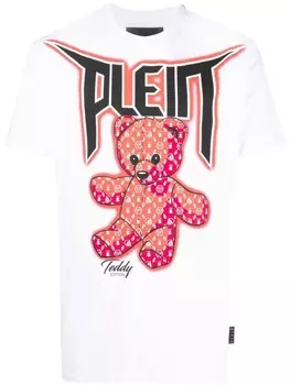 Philipp Plein футболка с принтом, белый